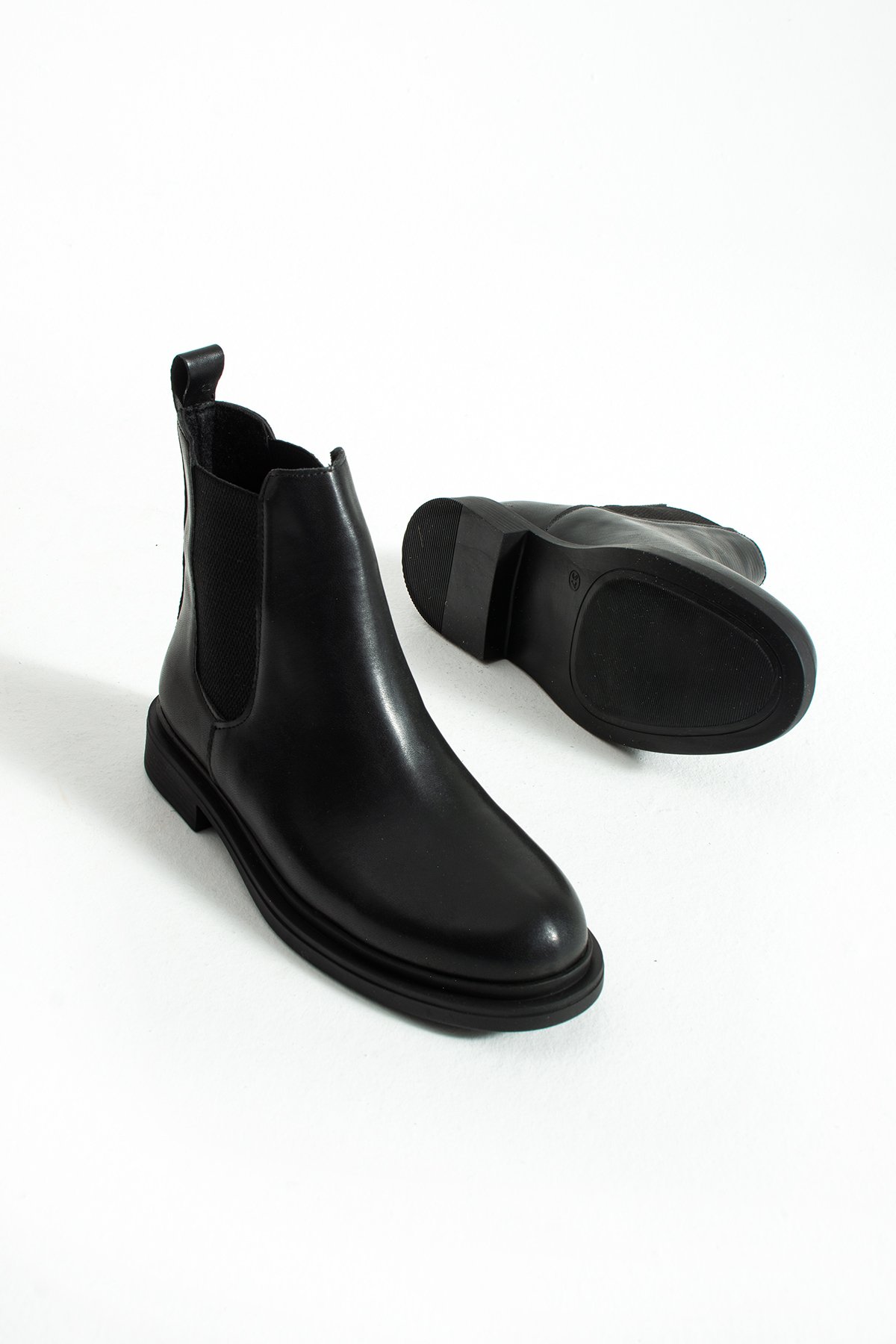 Kadın Yan Lastikli Düz Taban Chelsea Bot - Görsel 2